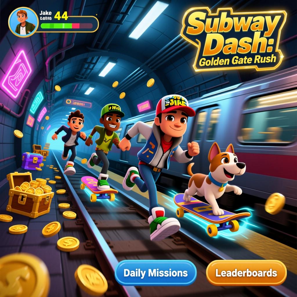Subway Dash Golden Gate Rush