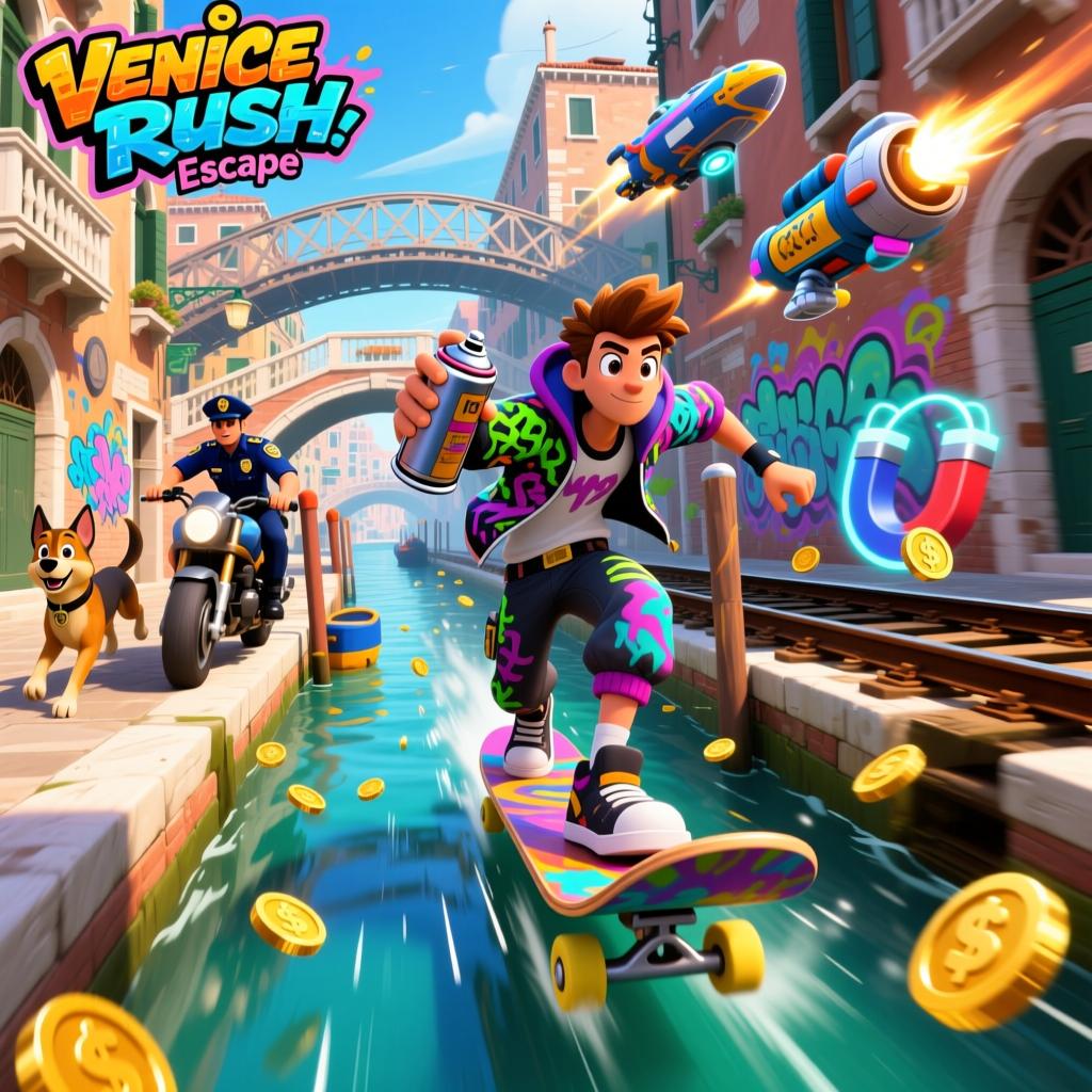 Venice Rush Graffiti Escape Venice Rush Graffiti Escape